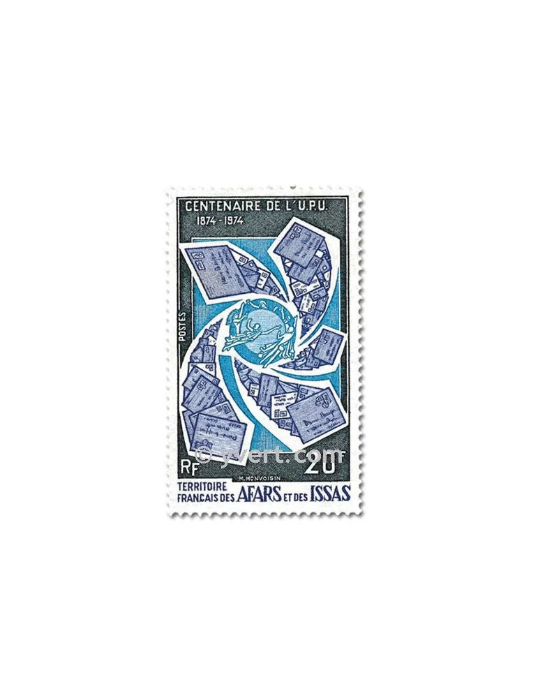 n° 388/389 - Timbre Afars et Issas Poste