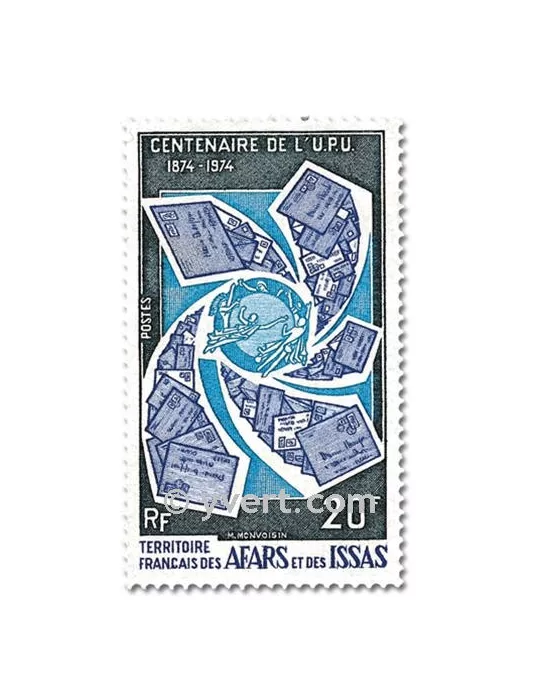n° 388/389 - Timbre Afars et Issas Poste