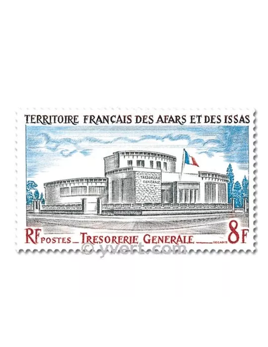 n° 395/396 - Timbre Afars et Issas Poste