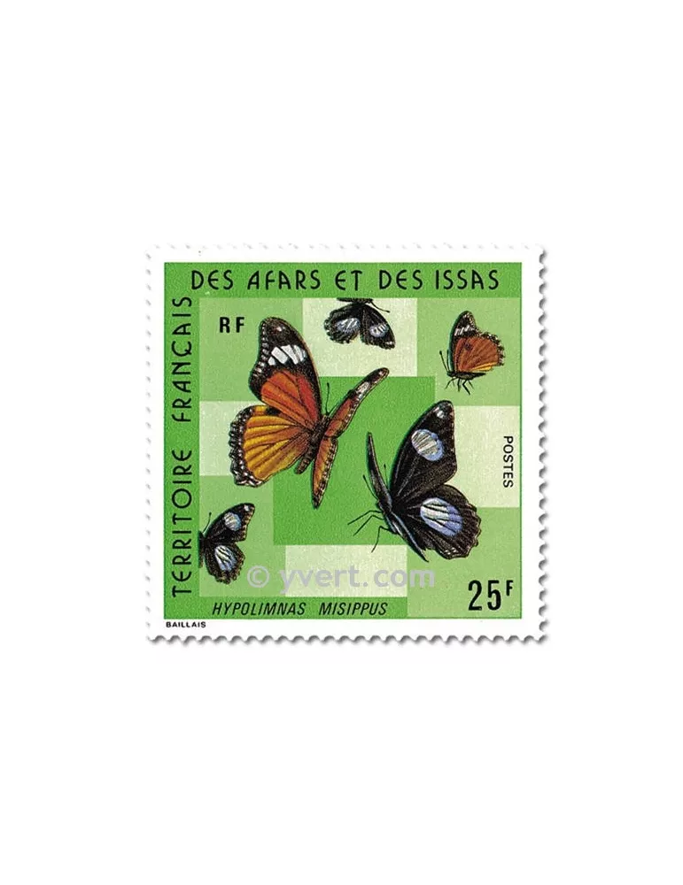 n° 404/405 - Timbre Afars et Issas Poste