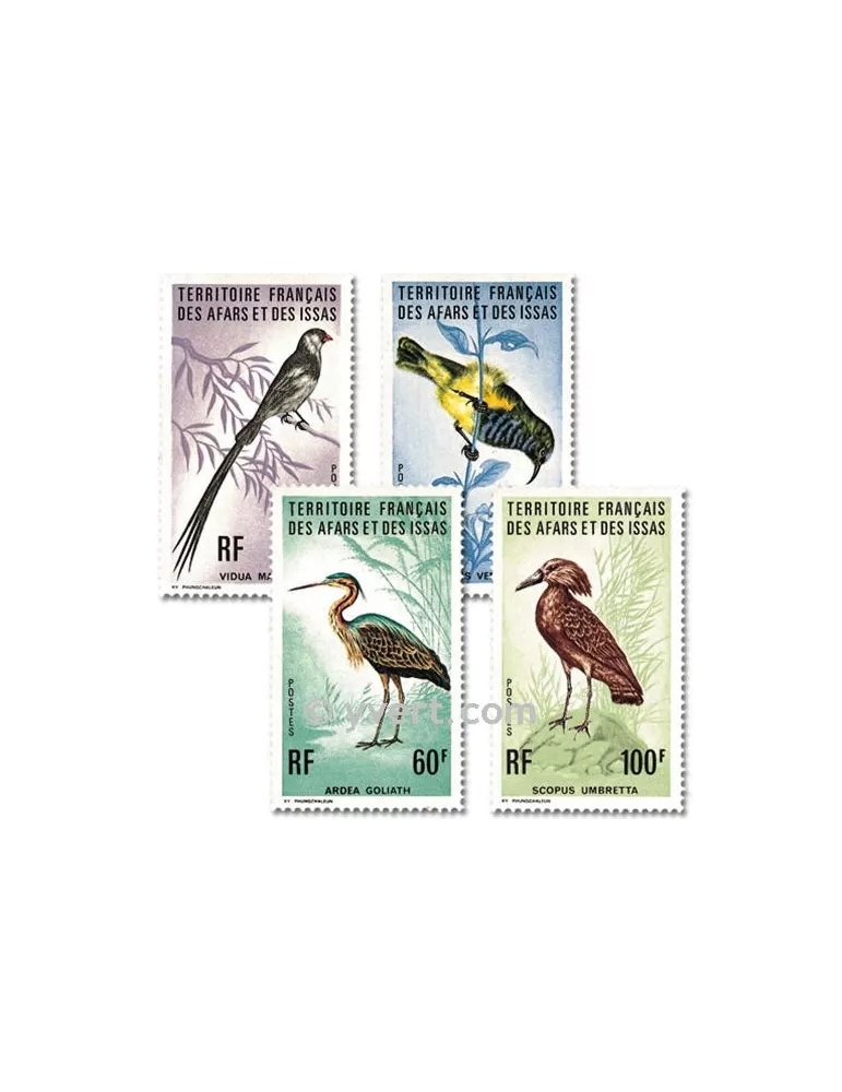 n° 410/413 - Timbre Afars et Issas Poste