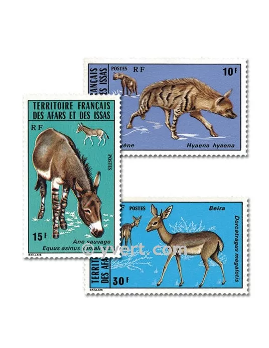 n° 416/418 - Timbre Afars et Issas Poste