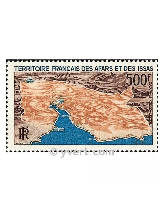 n° 59 - Timbre Afars et Issas Poste aérienne