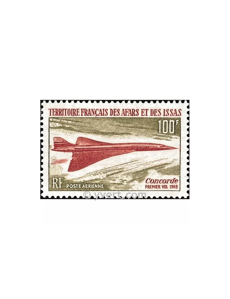 n° 60 - Timbre Afars et Issas Poste aérienne