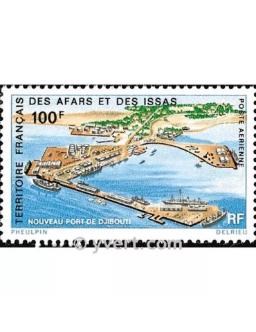 n° 67 - Timbre Afars et Issas Poste aérienne