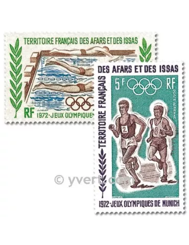 n° 72/75 - Timbre Afars et Issas Poste aérienne