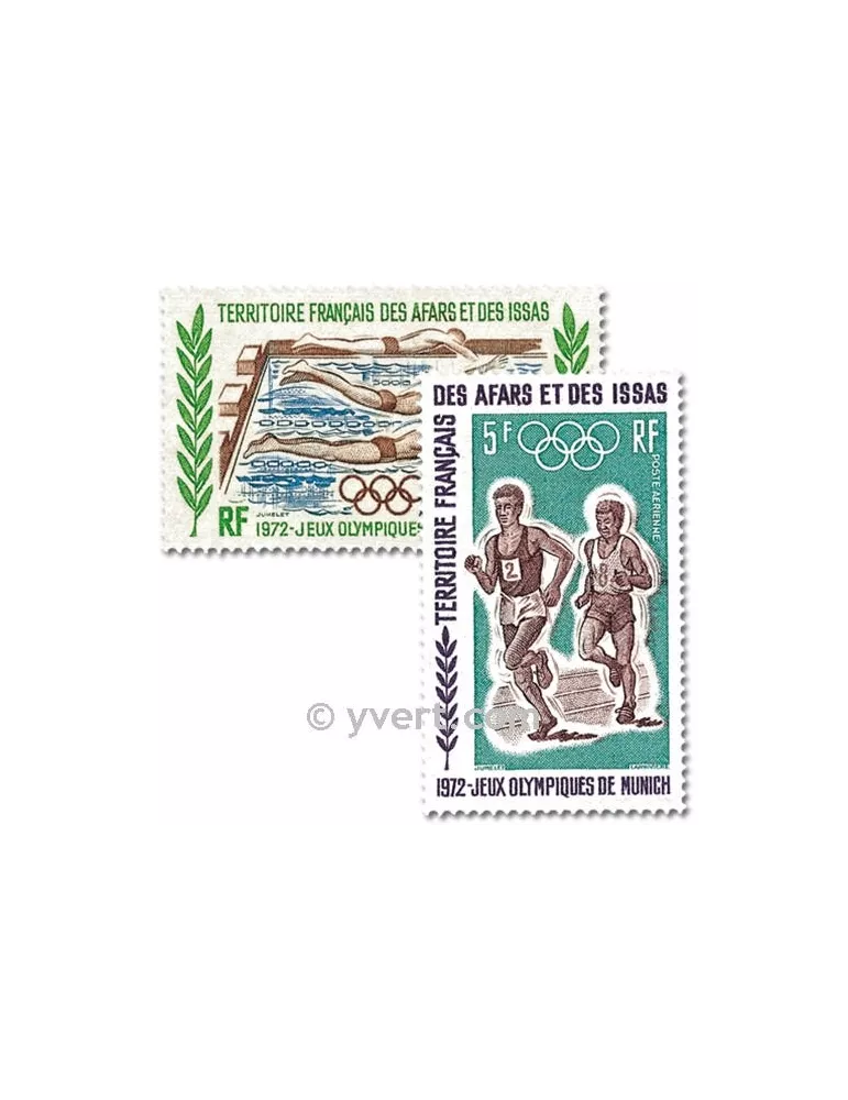 n° 72/75 - Timbre Afars et Issas Poste aérienne