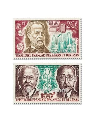 n° 76/77 - Timbre Afars et Issas Poste aérienne