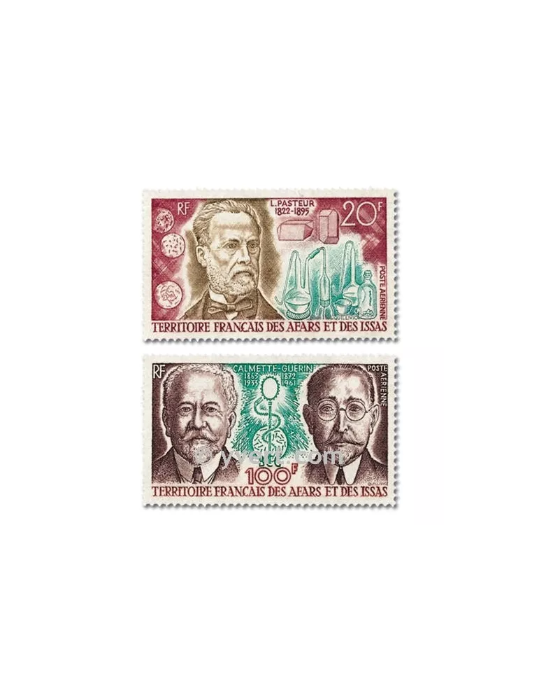 n° 76/77 - Timbre Afars et Issas Poste aérienne