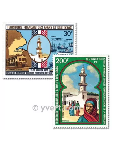 n° 78/79 - Timbre Afars et Issas Poste aérienne