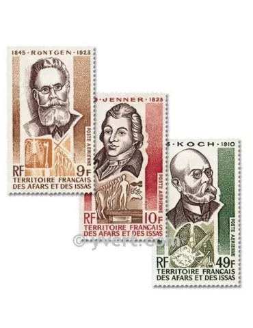 n° 91/93 - Timbre Afars et Issas Poste aérienne