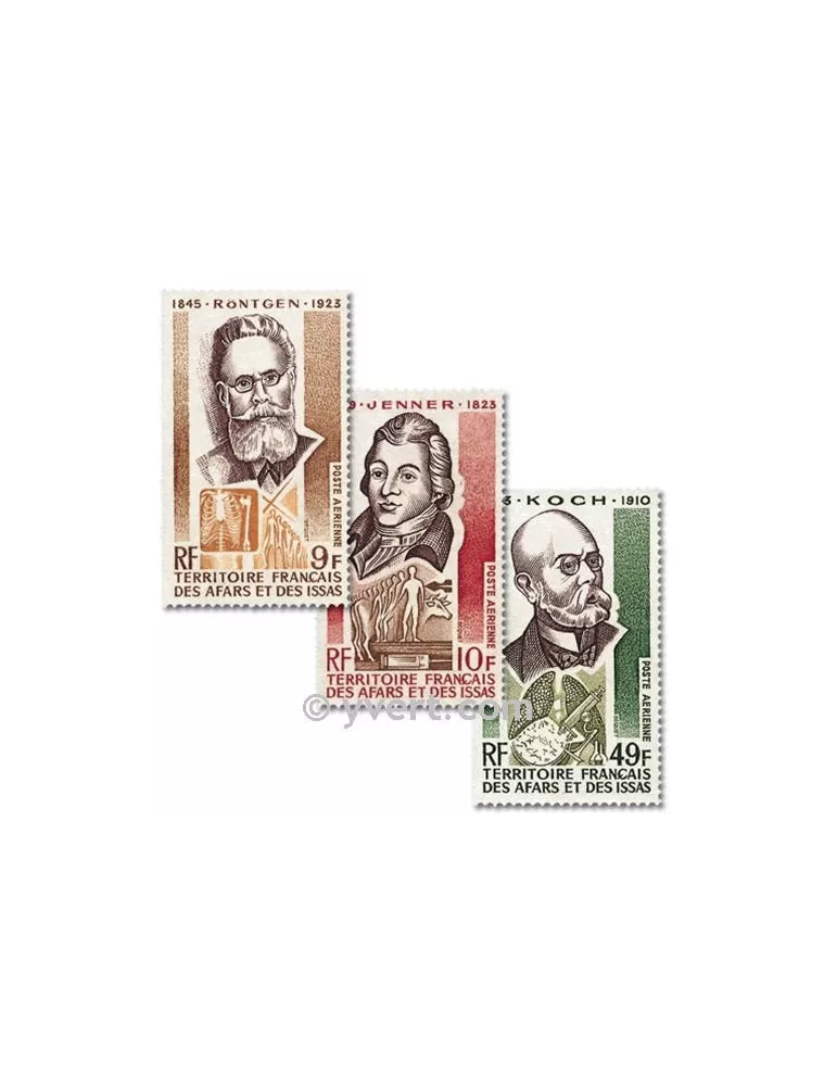 n° 91/93 - Timbre Afars et Issas Poste aérienne