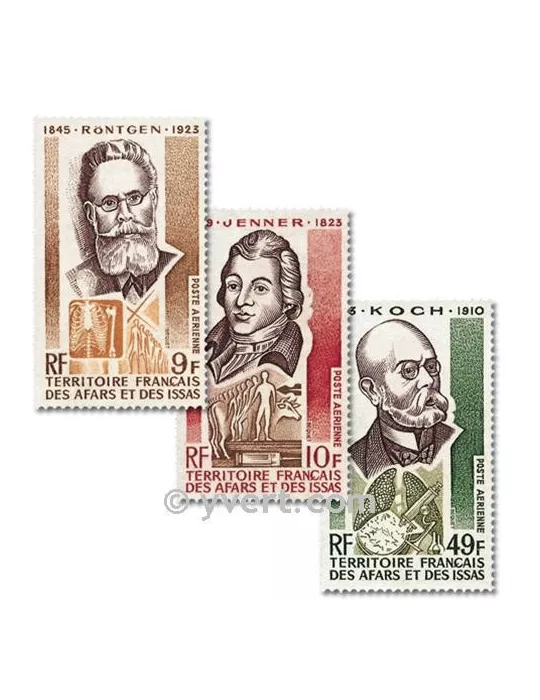 n° 91/93 - Timbre Afars et Issas Poste aérienne