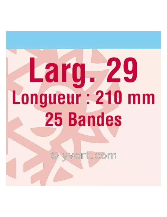 Bandes simple soudure - 29mm (Fond transparent)