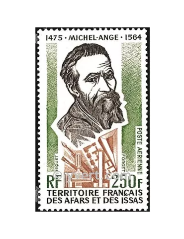 n° 106 - Timbre Afars et Issas Poste aérienne