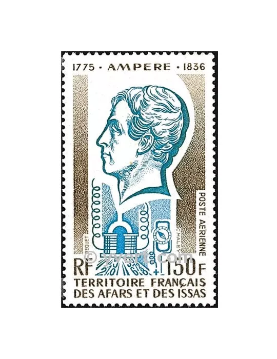 n° 107 - Timbre Afars et Issas Poste aérienne