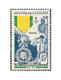n° 12 - Timbre Comores Poste