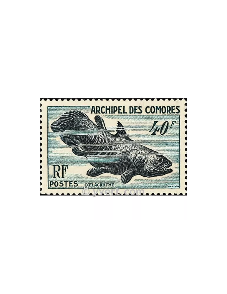 n° 13 - Timbre Comores Poste