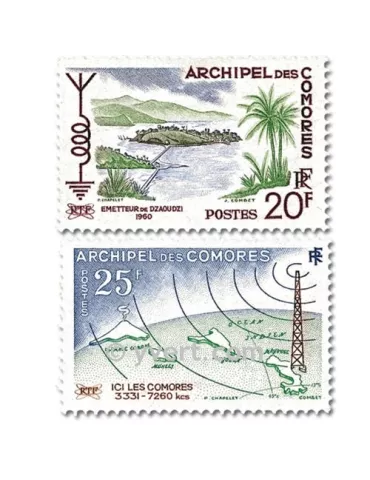 n° 17/18 - Timbre Comores Poste