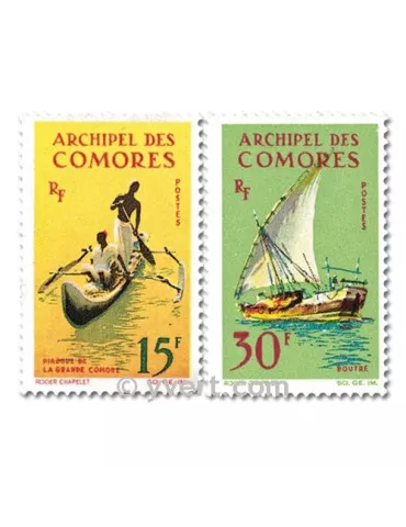n° 33/34 - Timbre Comores Poste