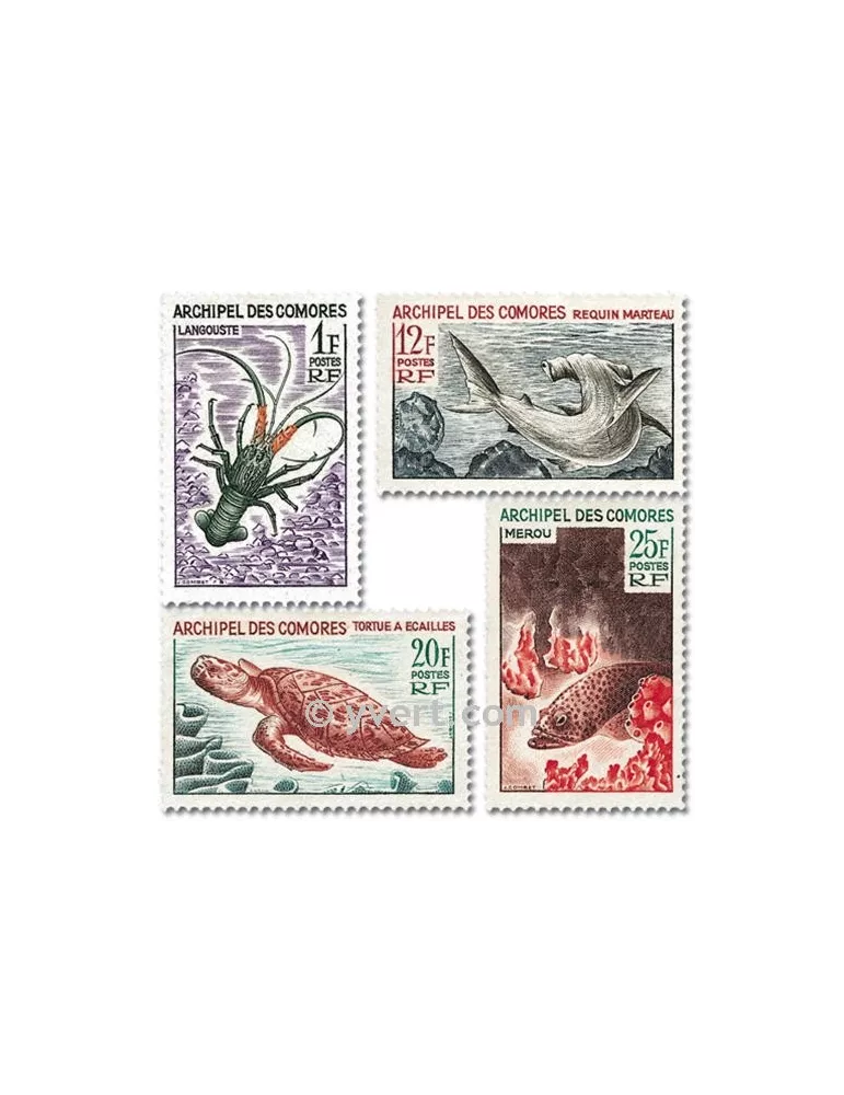 n° 35/38 - Timbre Comores Poste