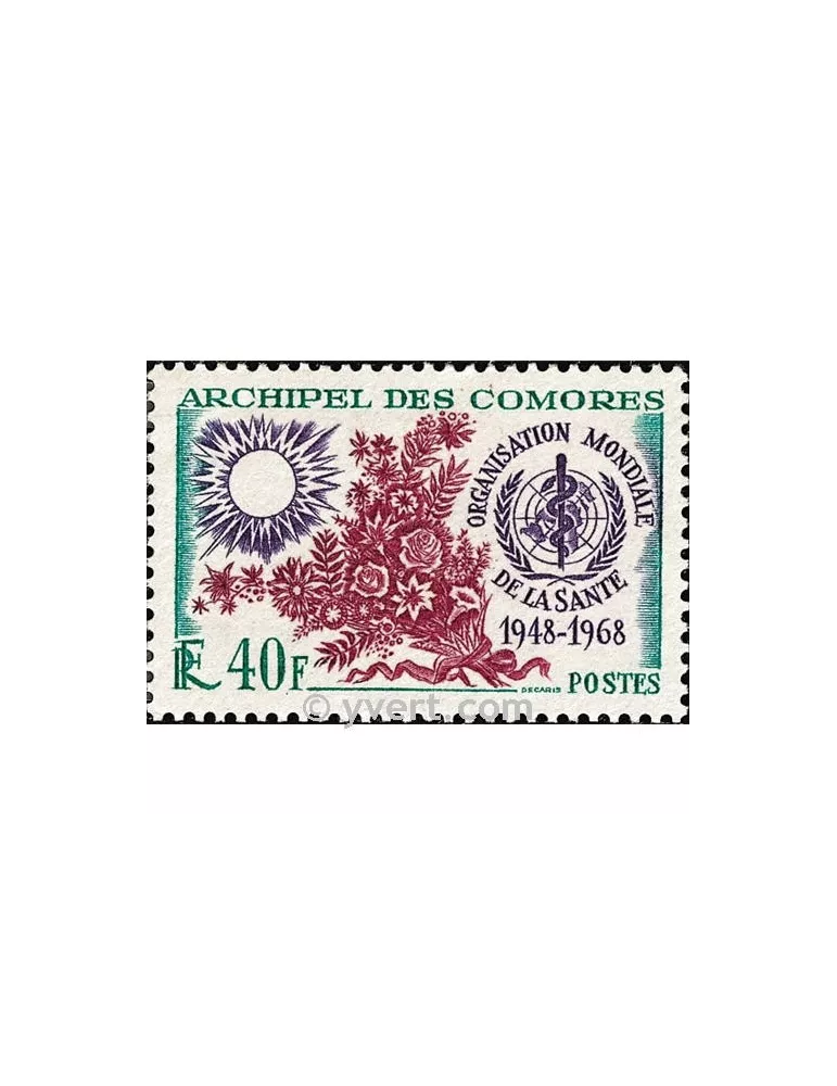 n° 46 - Timbre Comores Poste