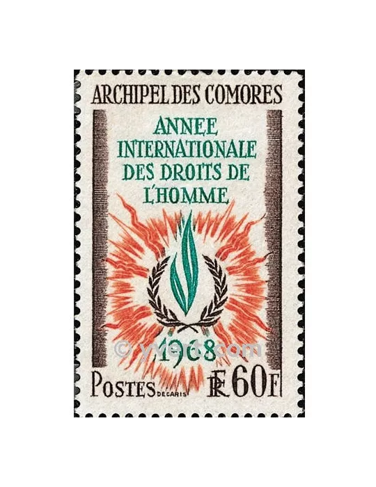 n° 49 - Timbre Comores Poste