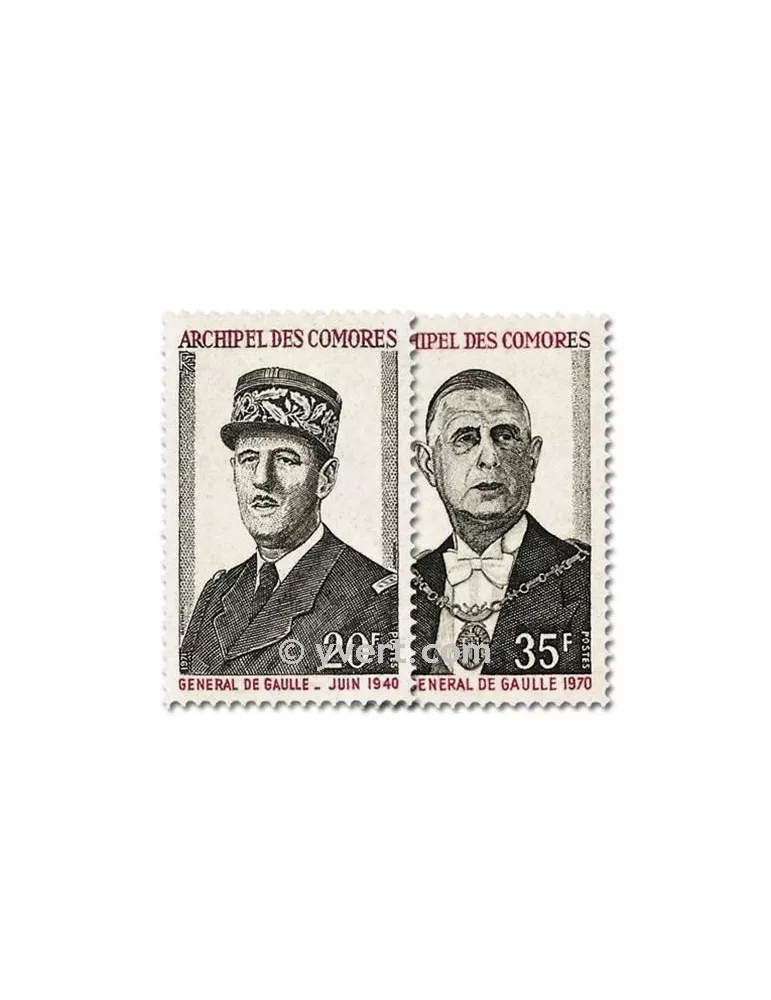 n° 77/78 - Timbre Comores Poste