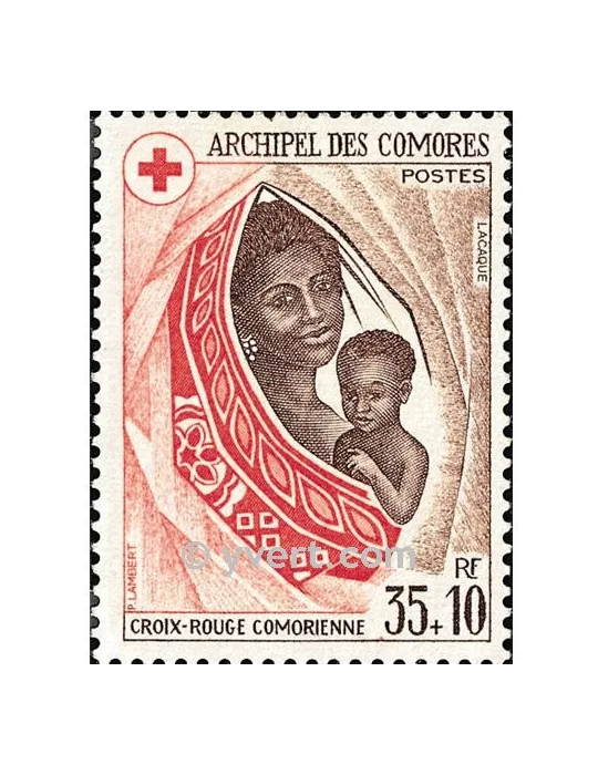 n° 95 - Timbre Comores Poste