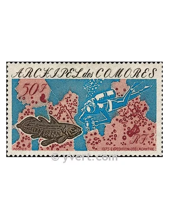 n° 104 - Timbre Comores Poste