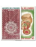 n° 8/9 - Timbre Comores Poste aérienne
