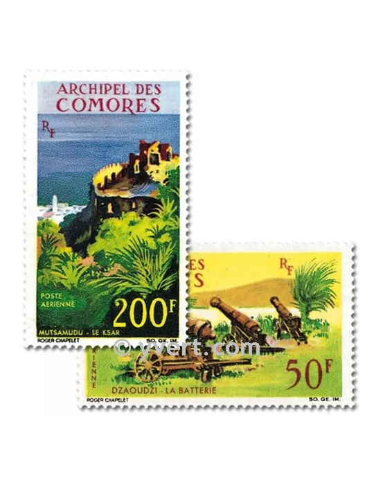 n° 18/19 - Timbre Comores Poste aérienne