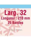 Bandes simple soudure - 32mm (Fond transparent)