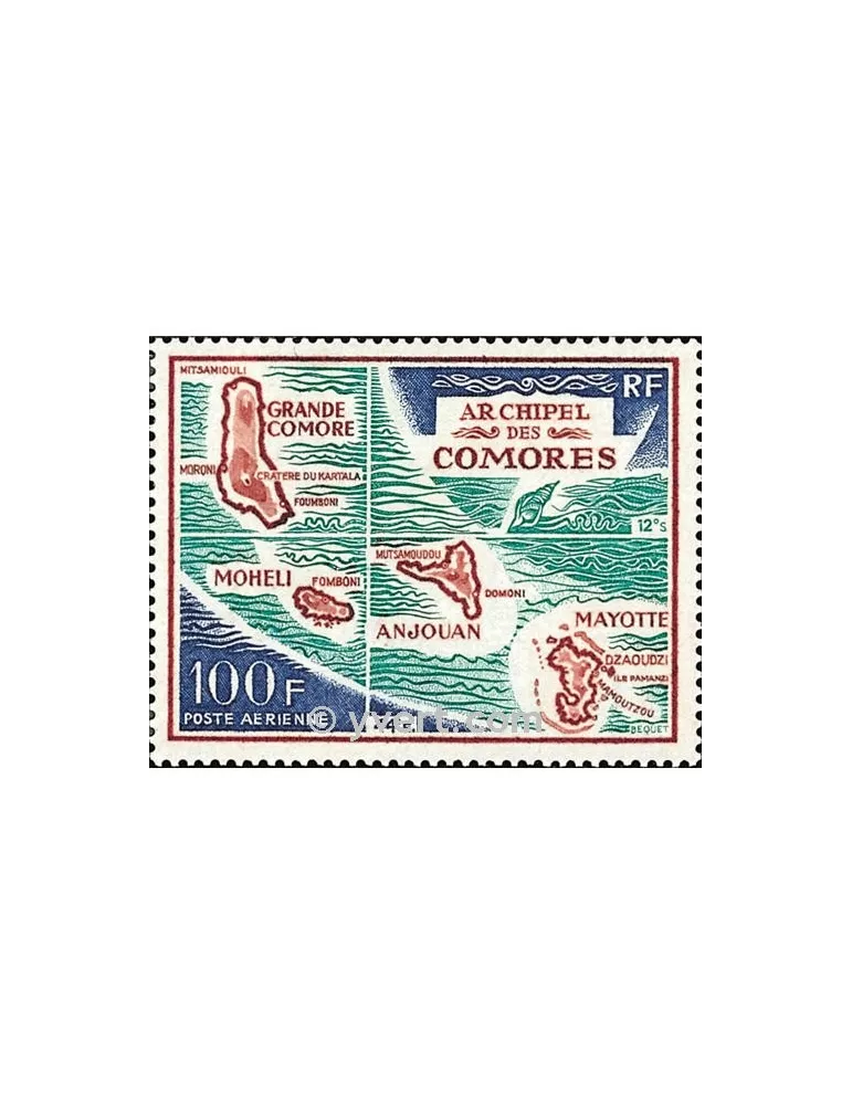 n° 36 - Timbre Comores Poste aérienne