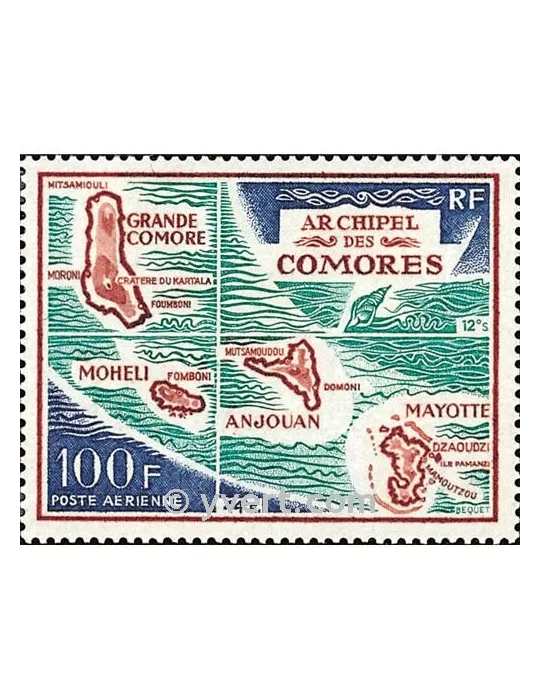 n° 36 - Timbre Comores Poste aérienne