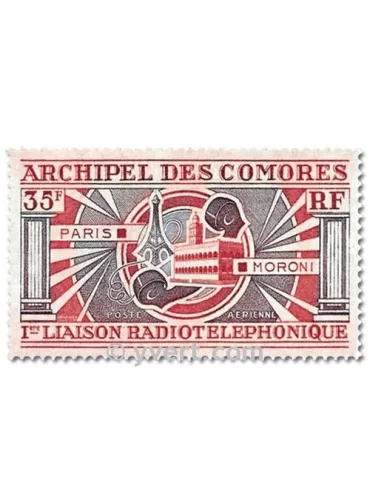 n° 42/43 - Timbre Comores Poste aérienne