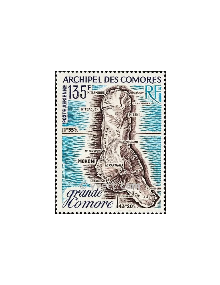 n° 53 - Timbre Comores Poste aérienne