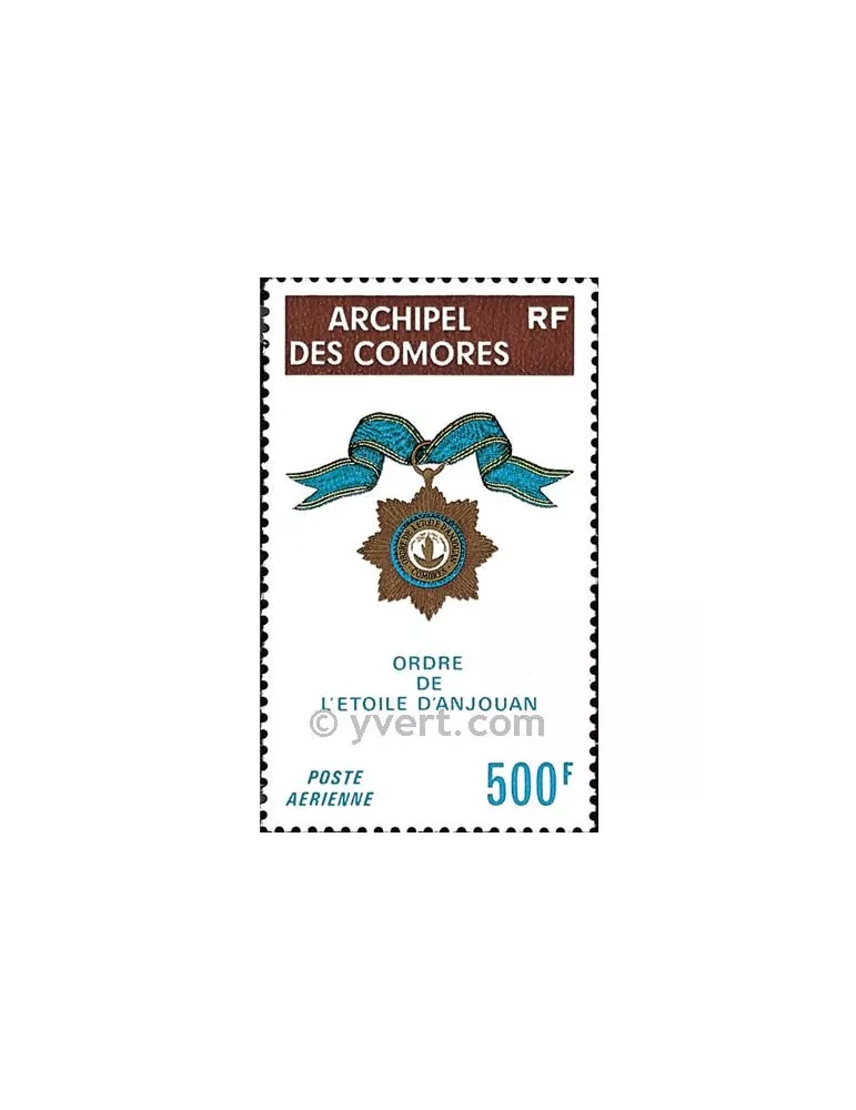 n° 58 - Timbre Comores Poste aérienne