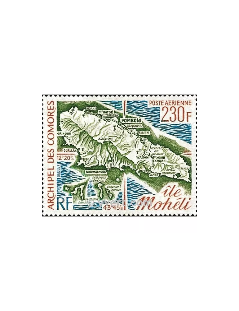 n° 67 - Timbre Comores Poste aérienne