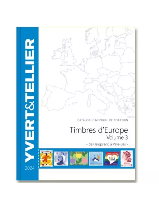 EUROPE Volume 3 - 2024 (Catalogue des timbres des pays d´Europe de H à P)