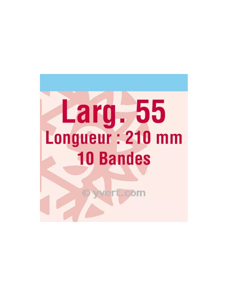 Bandes simple soudure - 64mm (Fond transparent)