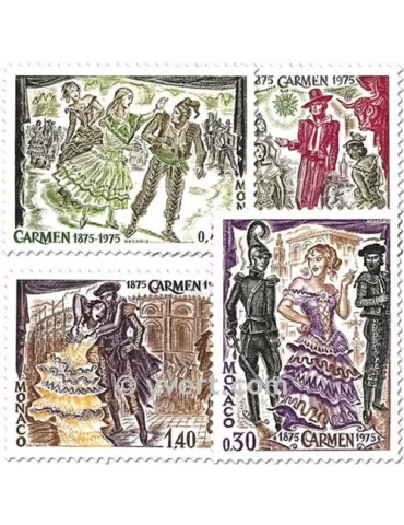 n° 1006/1009 - Timbre Monaco Poste