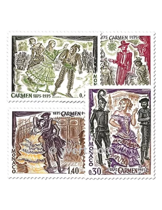 n° 1006/1009 - Timbre Monaco Poste