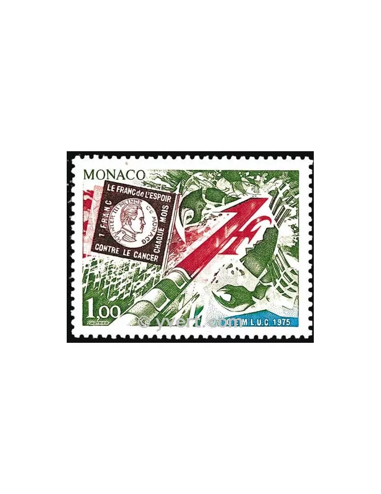 n° 1014 - Timbre Monaco Poste