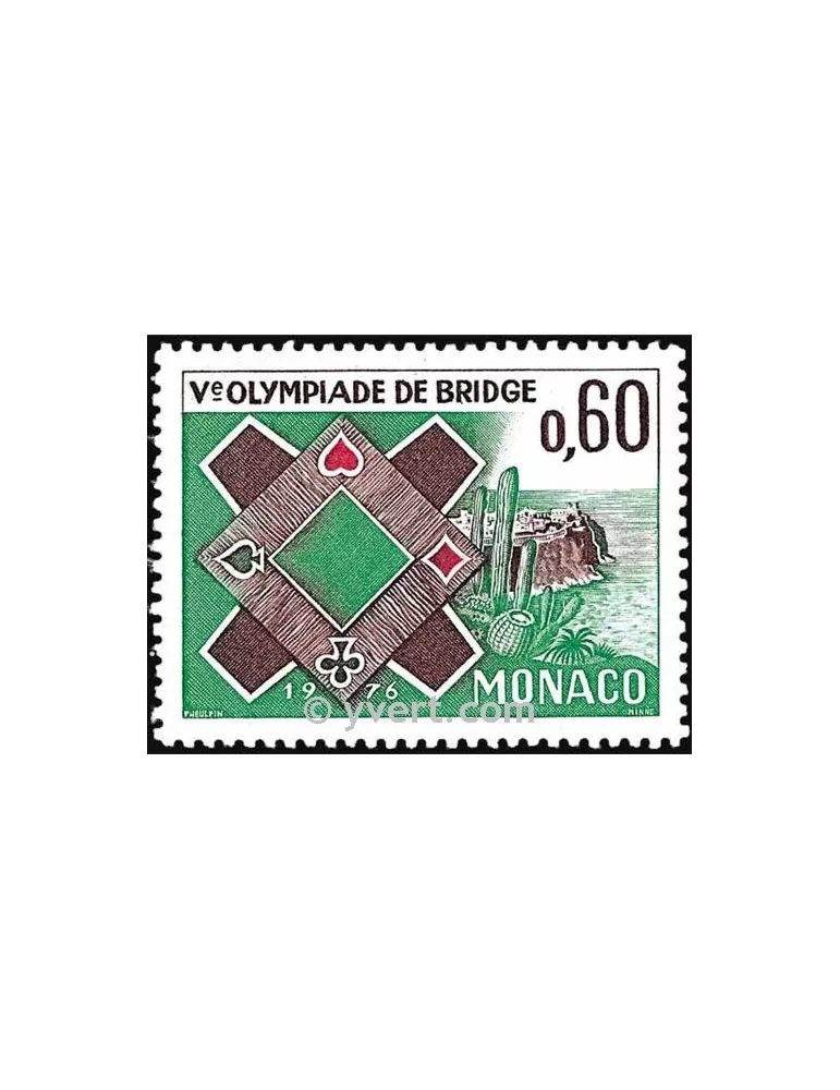 n° 1052 - Timbre Monaco Poste