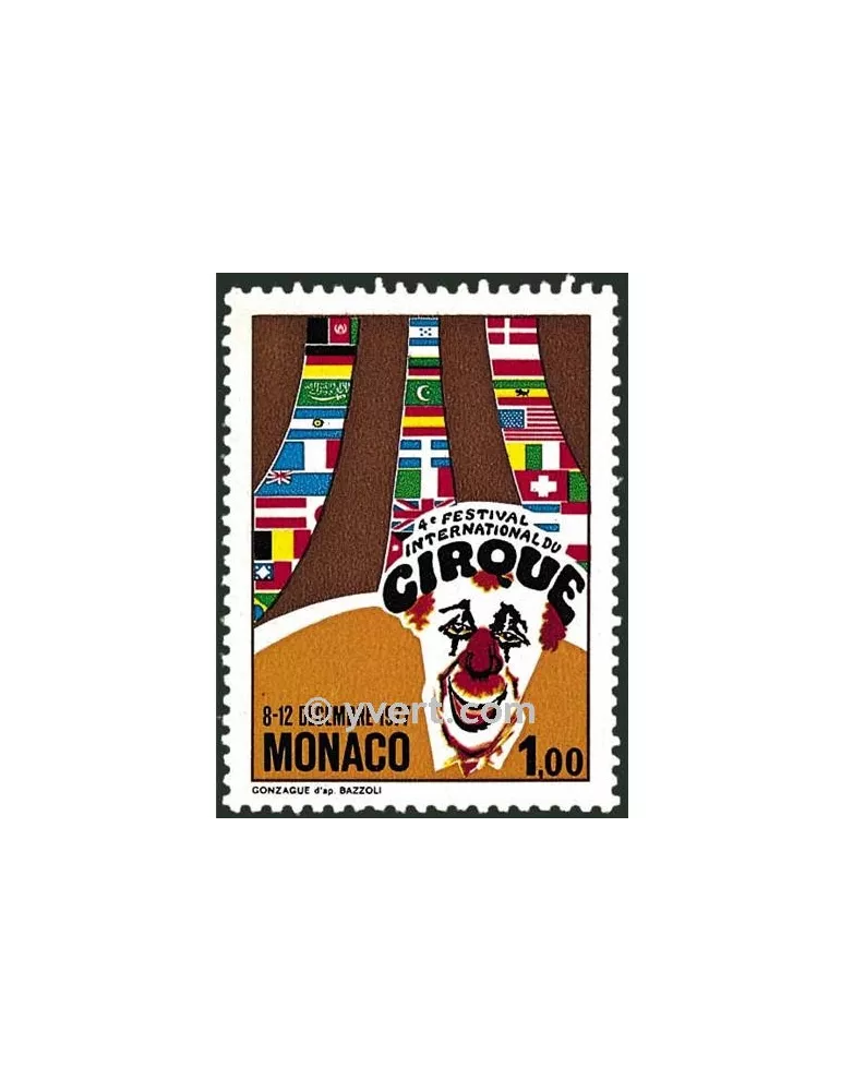 n° 1120 - Timbre Monaco Poste