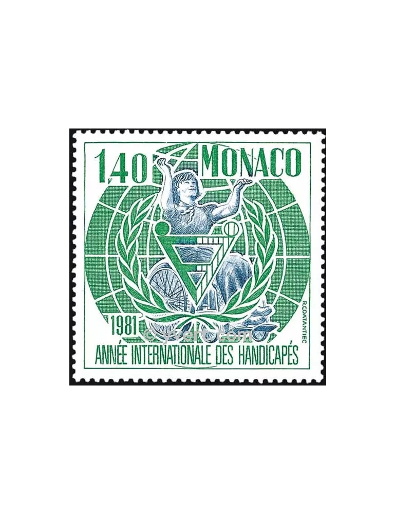 n° 1276 - Timbre Monaco Poste