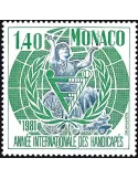 n° 1276 - Timbre Monaco Poste