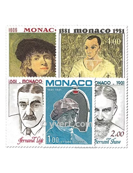 n° 1290/1294 - Timbre Monaco Poste