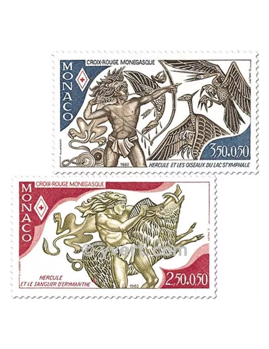 n° 1342/1343 - Timbre Monaco Poste